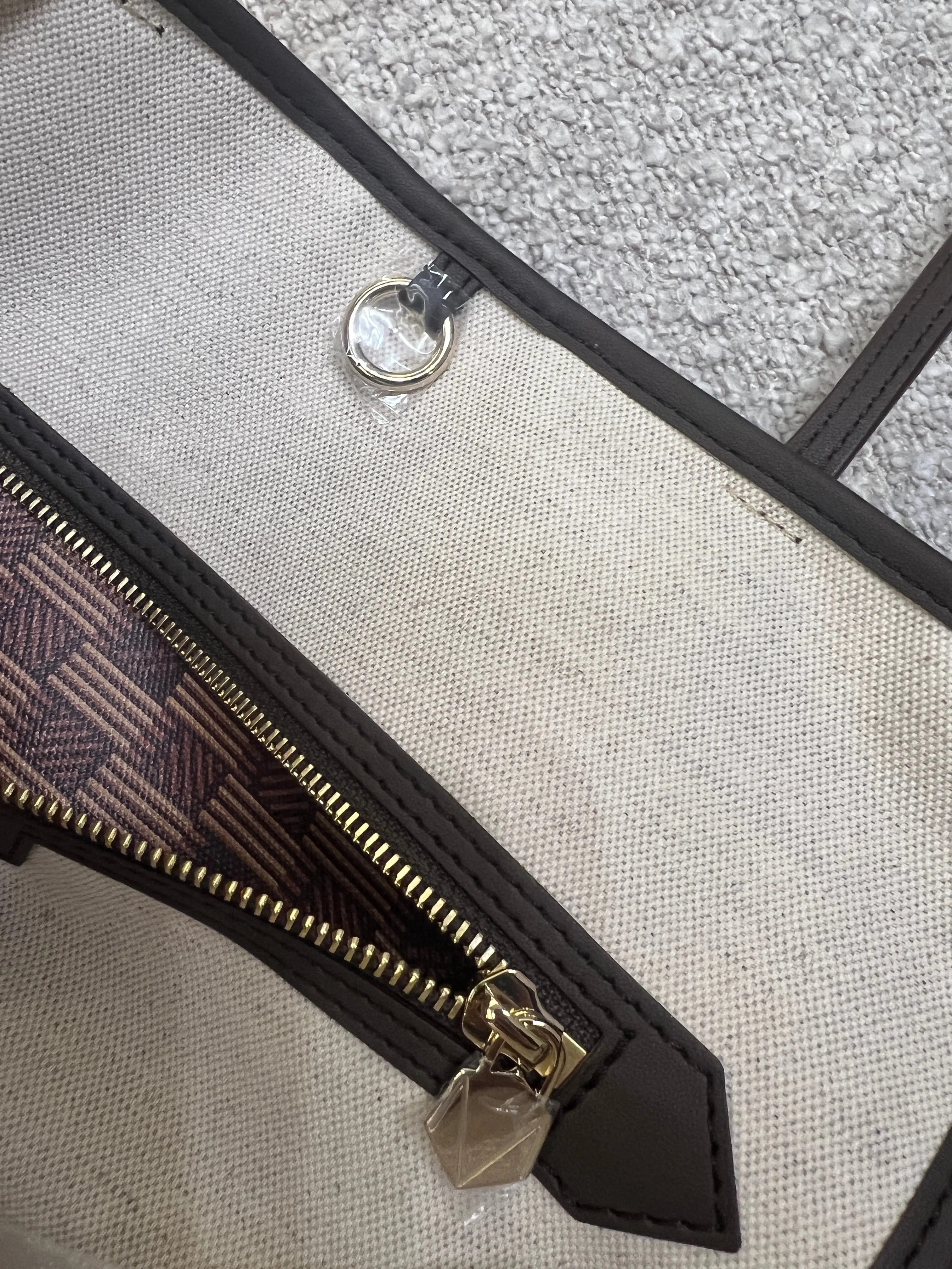 New Saint Tropez Open Tote MM, Chocolate Moreau Bags