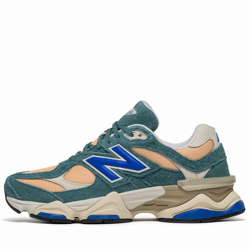 New Balance 9060 - New Spruce/Peach Blossom New Balance casual trainers with arch support