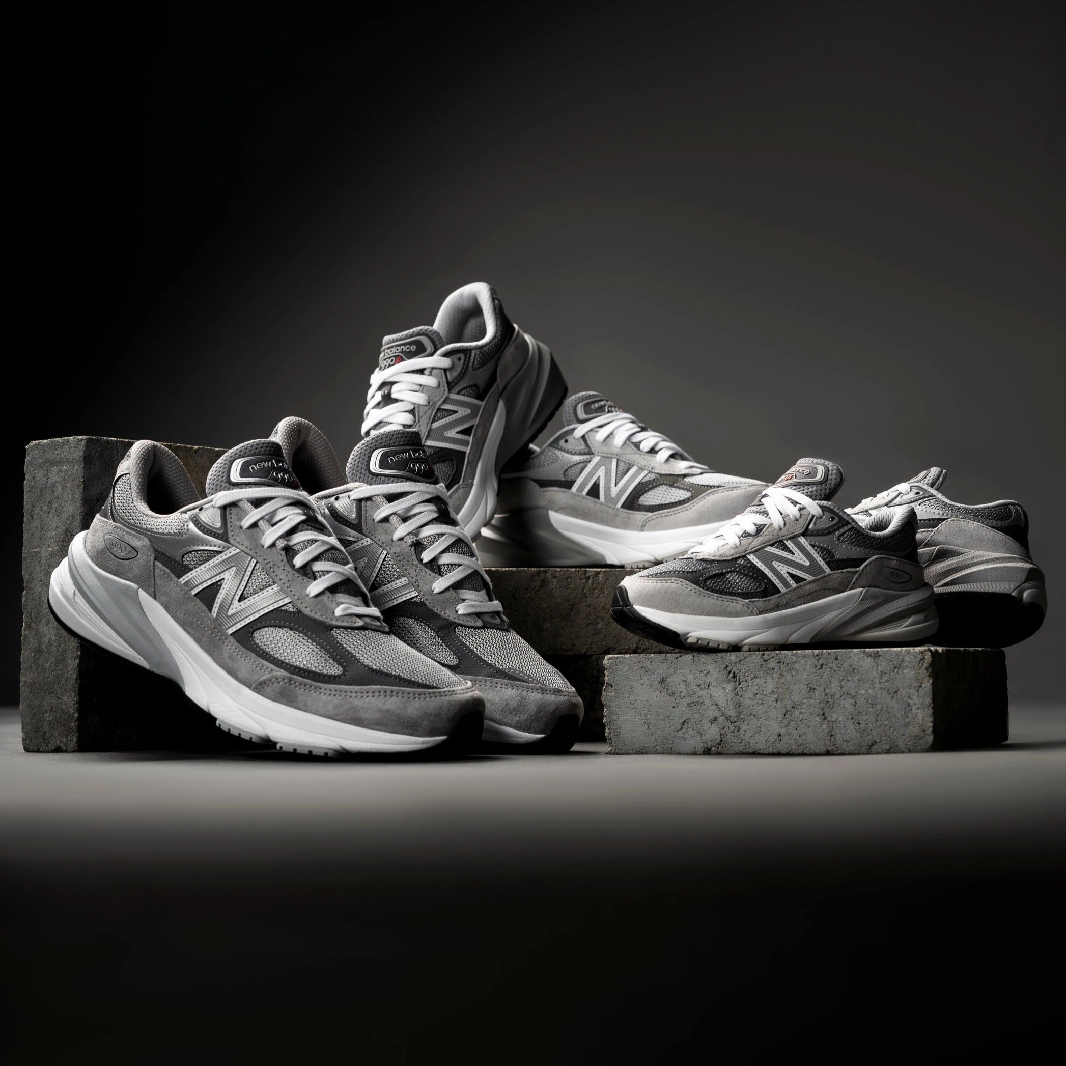 New Balance FuelCell 990v6 (PS) - Grey New Balance versatile casual sneakers