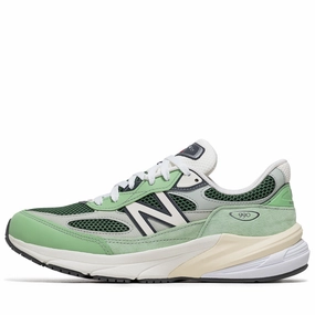 New Balance Made in USA 990v6 - Avocado/Natural Mint New Balance casual trainers with arch support