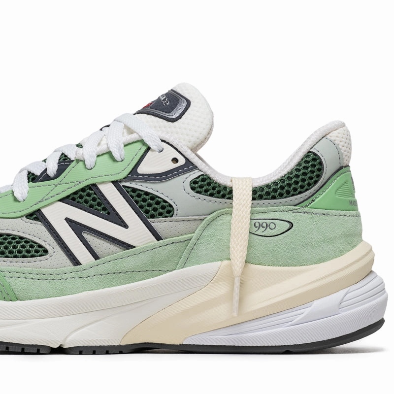 New Balance Made in USA 990v6 - Avocado/Natural Mint New Balance versatile casual sneakers