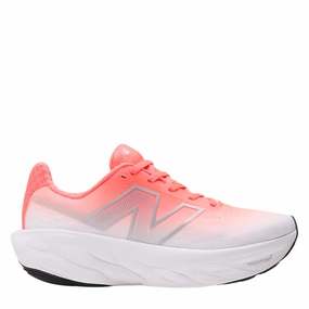 New Balance Women's 1080 v14 D Wide Fit Running Shoes in Urgent Red/Silver Metallic/Light Silver Metallic AW25 New Balance supportive walking shoes for comfort