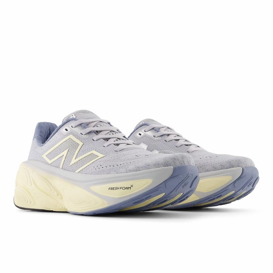 New Balance Women's More V5 Running Shoes in Pearl Grey SS25 New Balance women's athletic footwear
