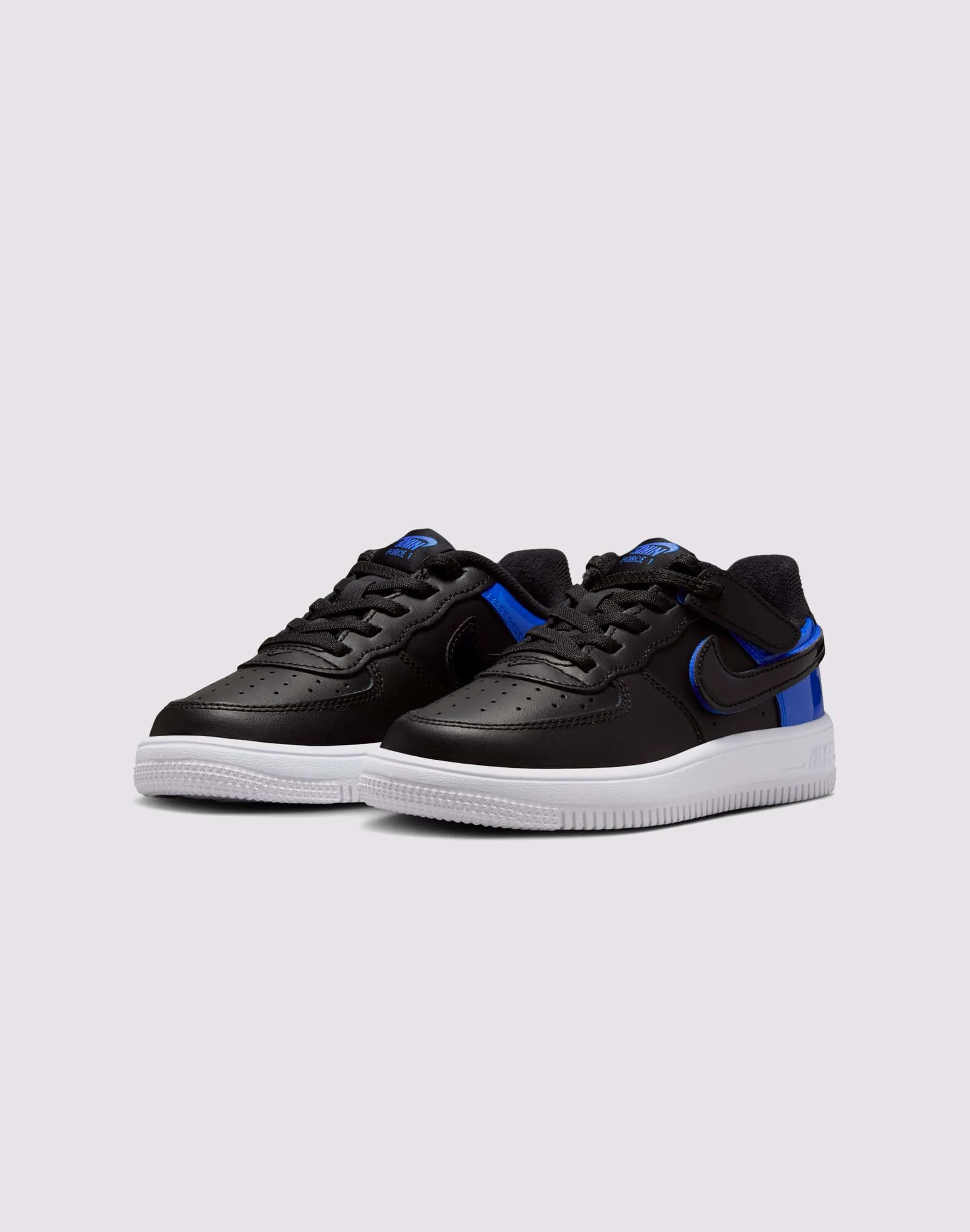 Nike Air Force 1 Low EasyOn Todddler Boys' "Black/Racer Blue/White" Nike casual sneakers with modern design