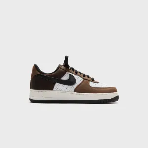 Nike Air Force 1 Low Retro - White / Baroque Brown Nike casual sneakers for men and women