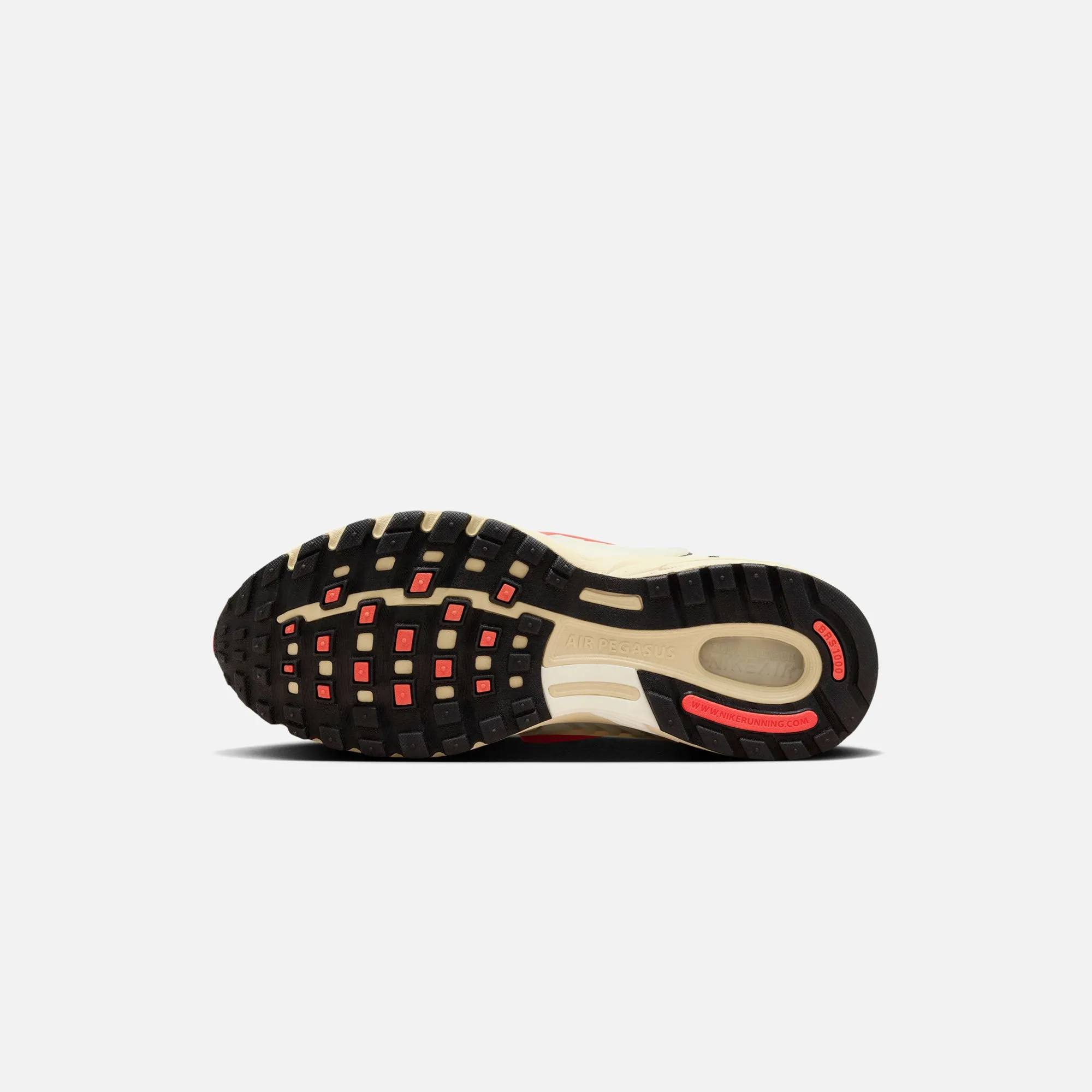 Nike Air Pegasus Wave - Coconut Milk / Black-Coconut Milk / Picante Red Nike performance sneakers