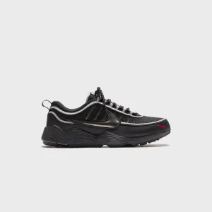 Nike Air Zoom Spiridon - Black / Metallic Silver / Sport Red Nike casual sneakers for men and women
