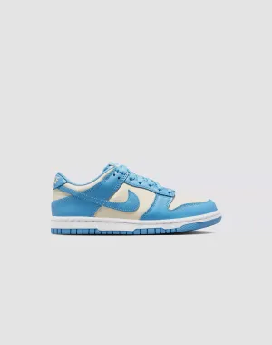 Nike Dunk Low Grade School Girls' "Blue Beyond/Beach/White" Nike casual sneakers with modern design