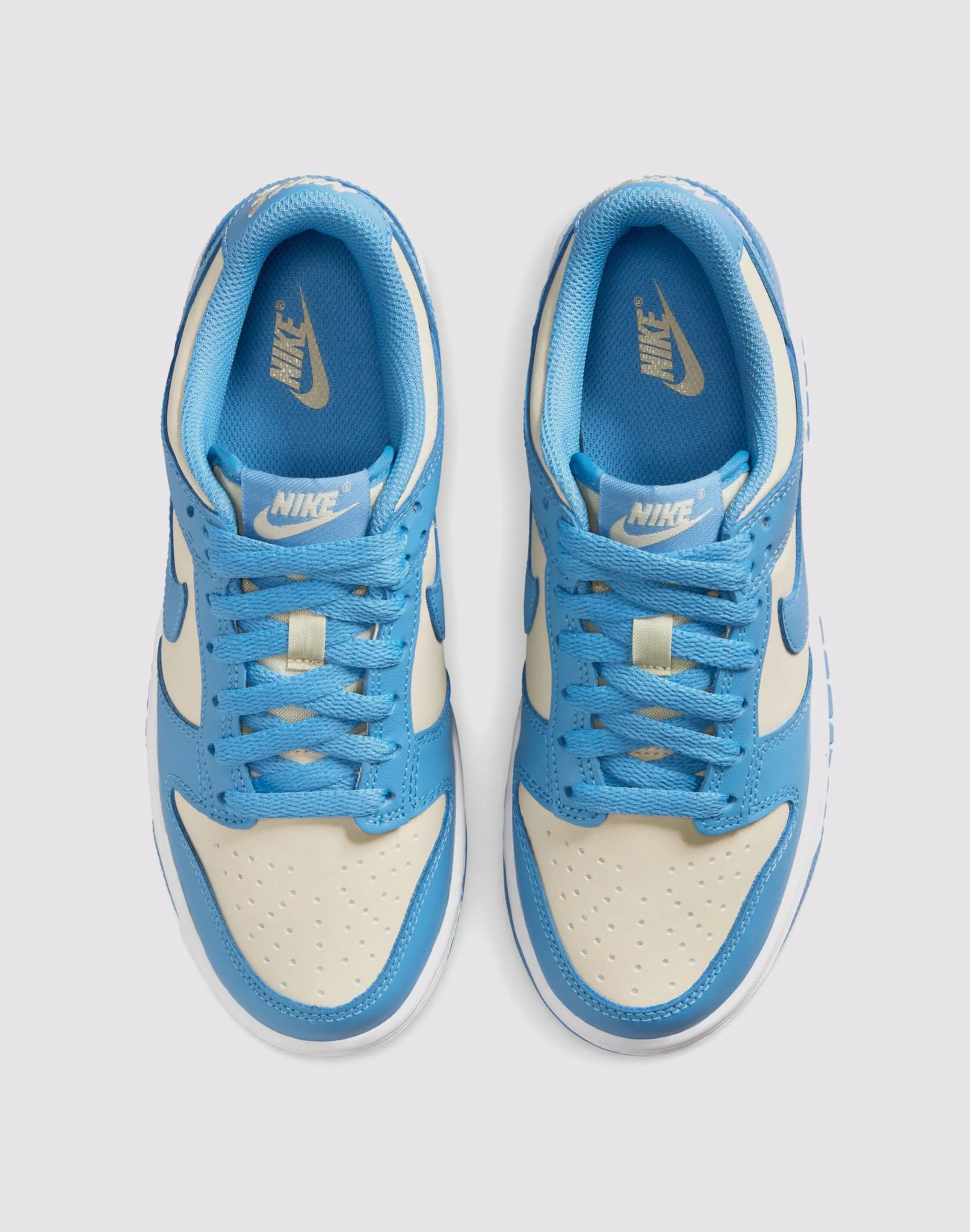 Nike Dunk Low Grade School Girls' "Blue Beyond/Beach/White" Comfort Trainers