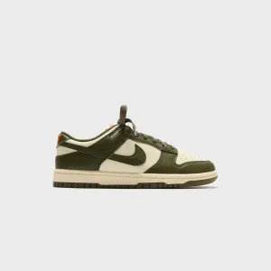 Nike Dunk Low Retro - Coconut Milk / Rough Green / Electro Orange Nike casual sneakers for men and women