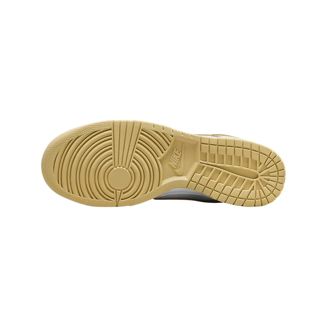 Nike Dunk Low White Team Gold Wolf Grey Street Shoes