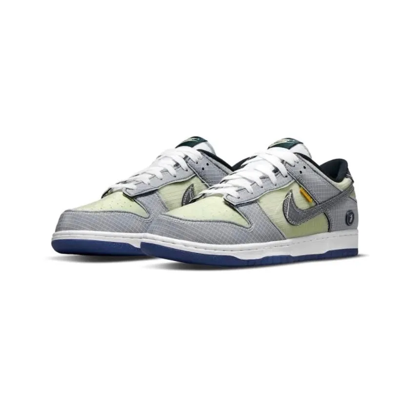 Nike Dunk Low x Union LA Passport Pack Pistachio Midnight Navy Silver Street Shoes