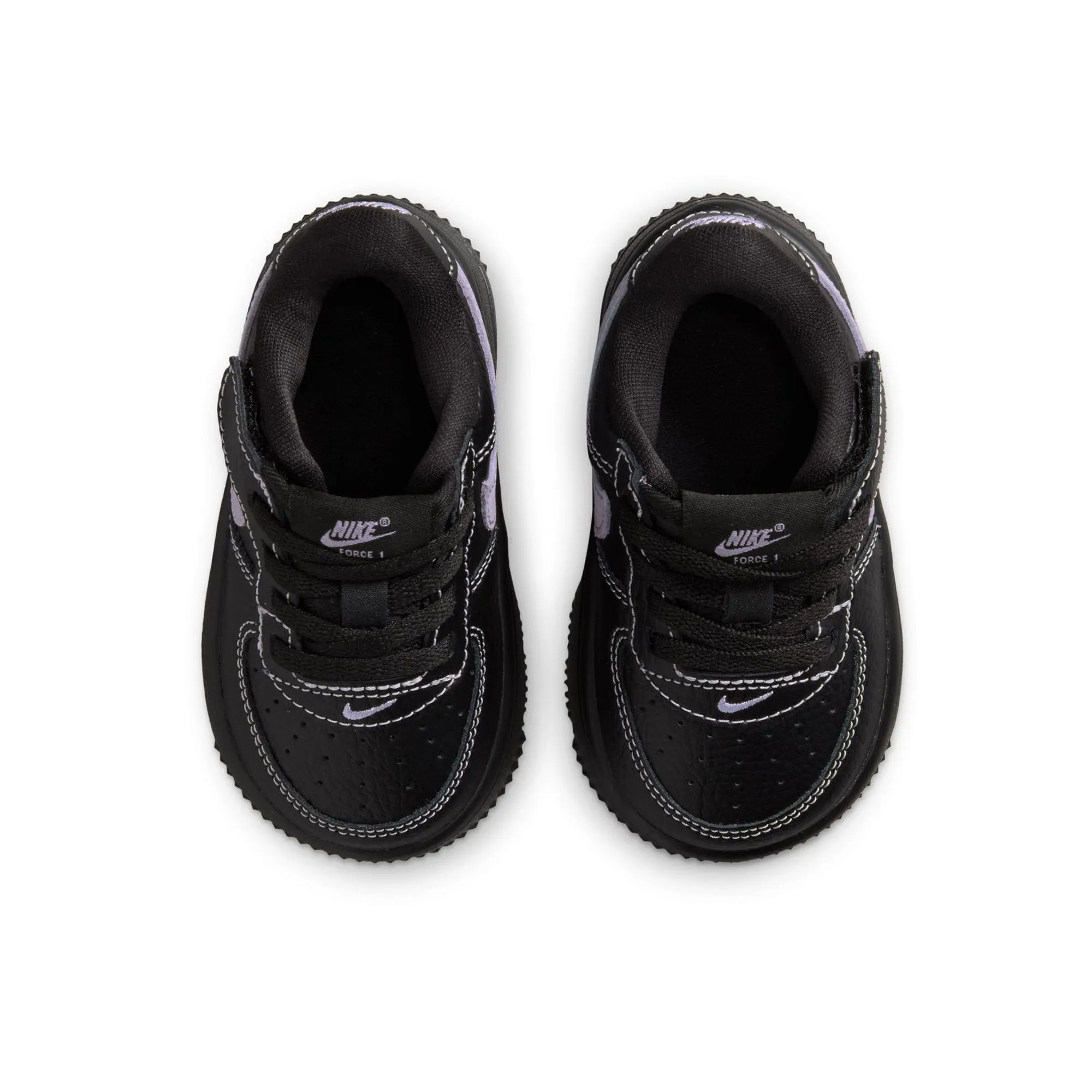 Nike Force 1 Low LV8 Easyon (TD) - Black/Hydrangeas Nike signature shoe looks