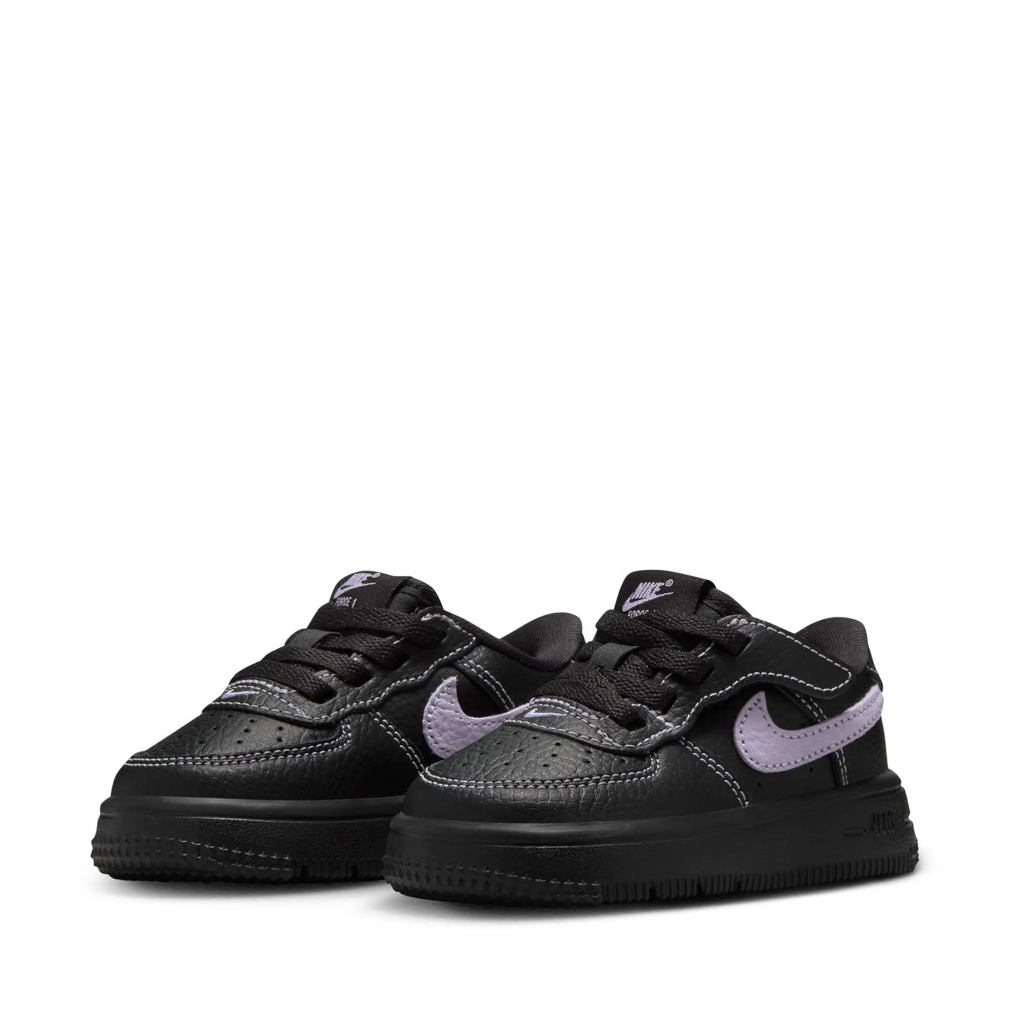 Nike Force 1 Low LV8 Easyon (TD) - Black/Hydrangeas Nike signature shoe looks