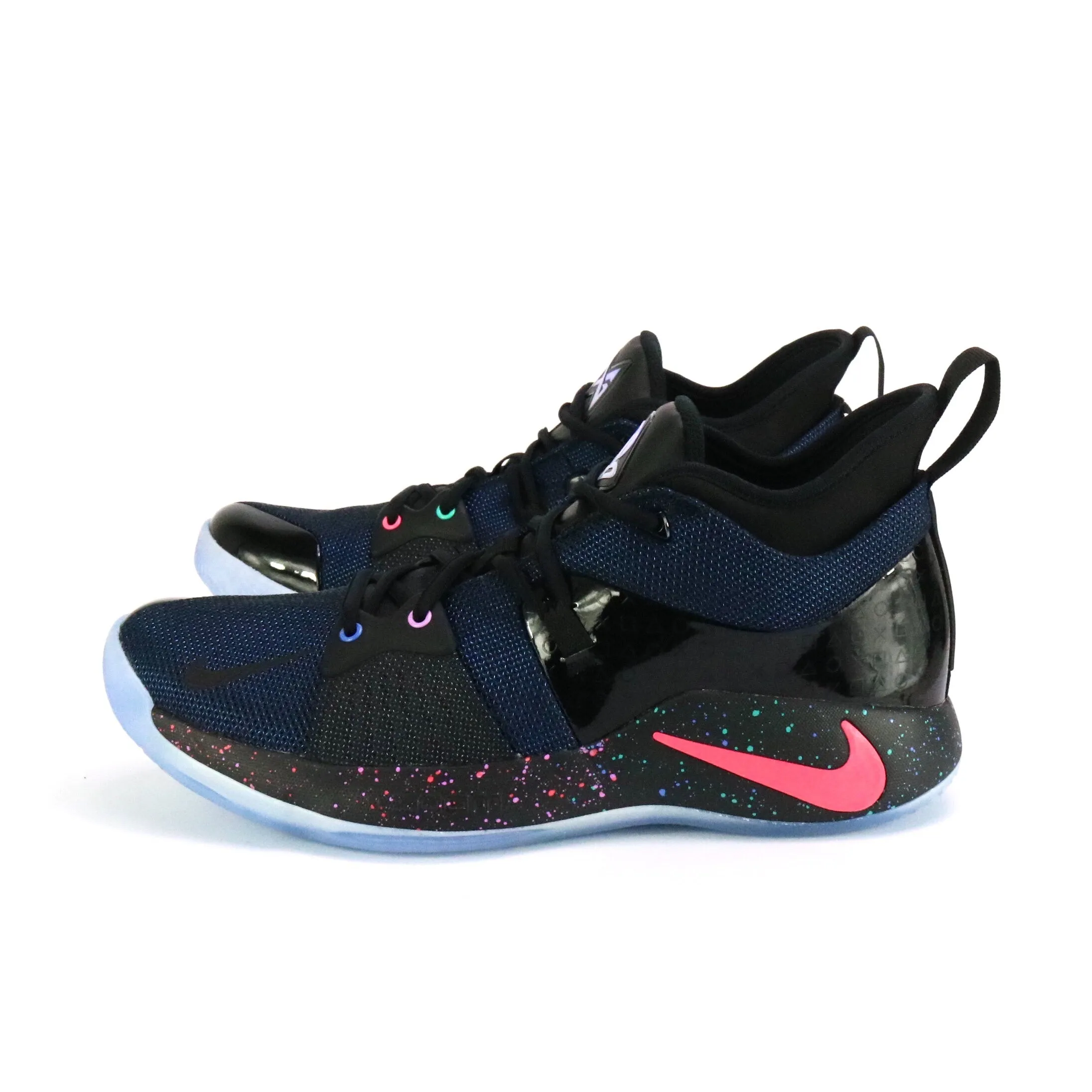 Nike Paul George 2 Playstation Black Racer Blue Street Shoes