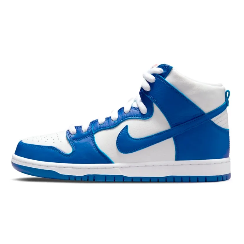 Nike SB Dunk High Pro ISO Orange Label Kentucky White Blue Nike casual sneakers with modern design