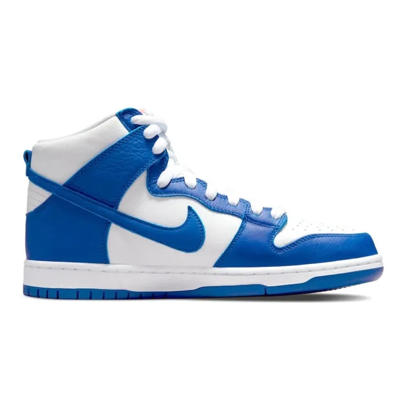 Nike SB Dunk High Pro ISO Orange Label Kentucky White Blue Street Shoes