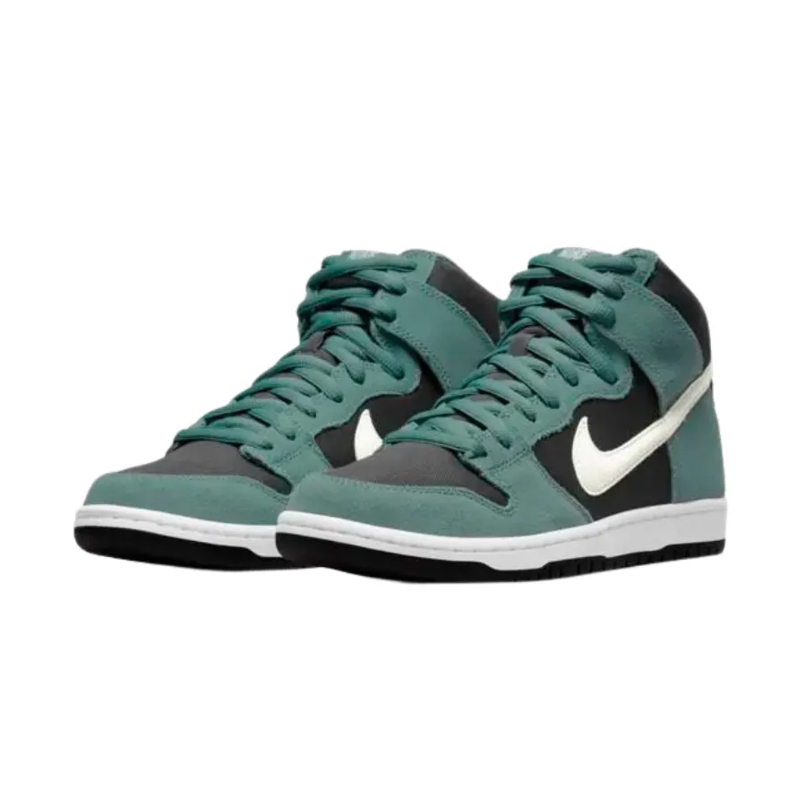 Nike SB Dunk High Pro Mineral Slate Suede Sail Black White Street Shoes