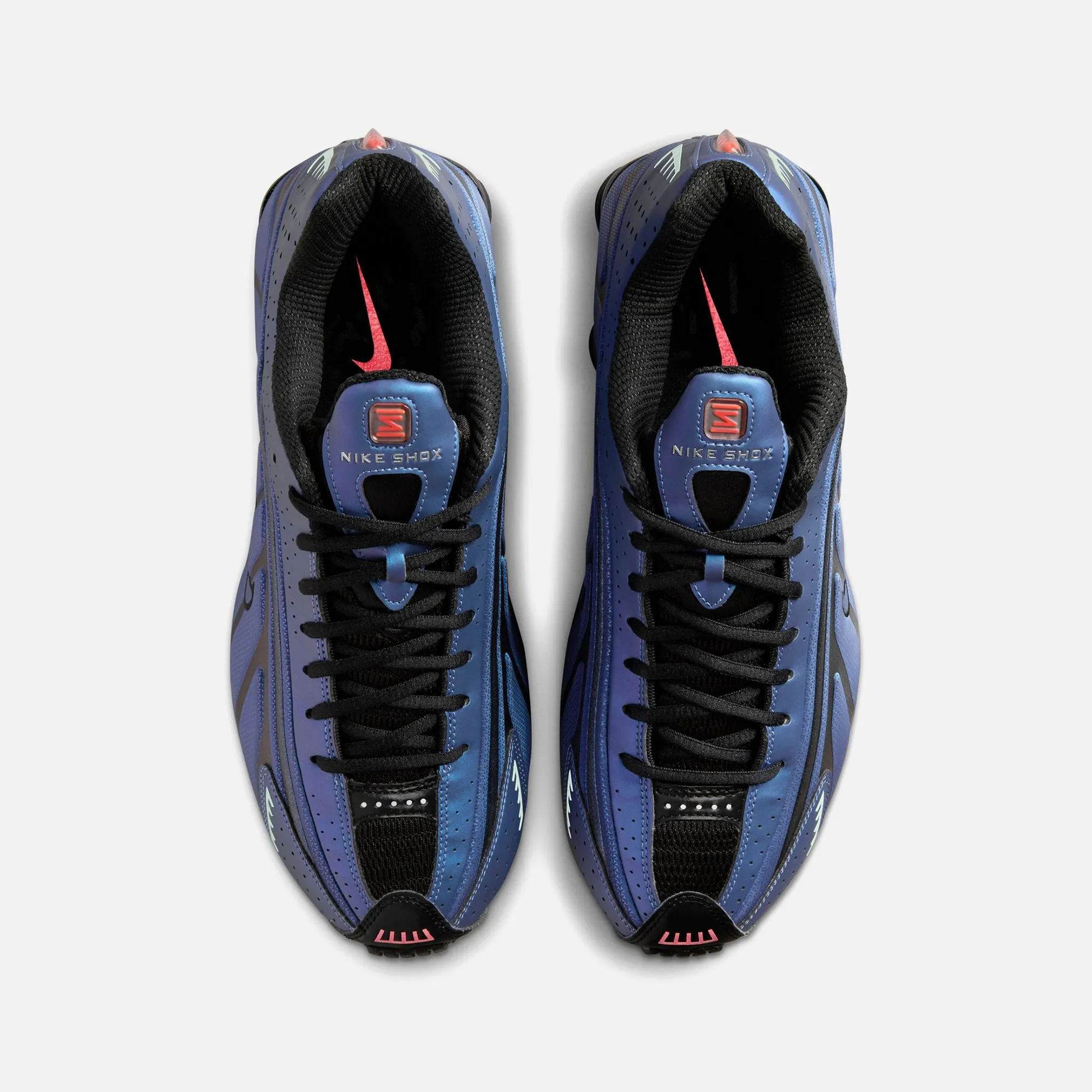 Nike Shox R4 - Black / Hot Punch Nike performance sneakers