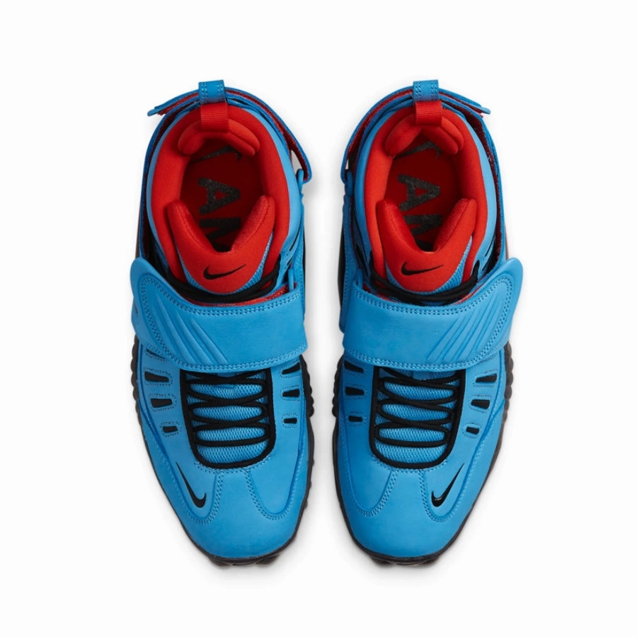 Nike Air Adjust Force Ambush University Blue Habanero Red Modern Sneakers