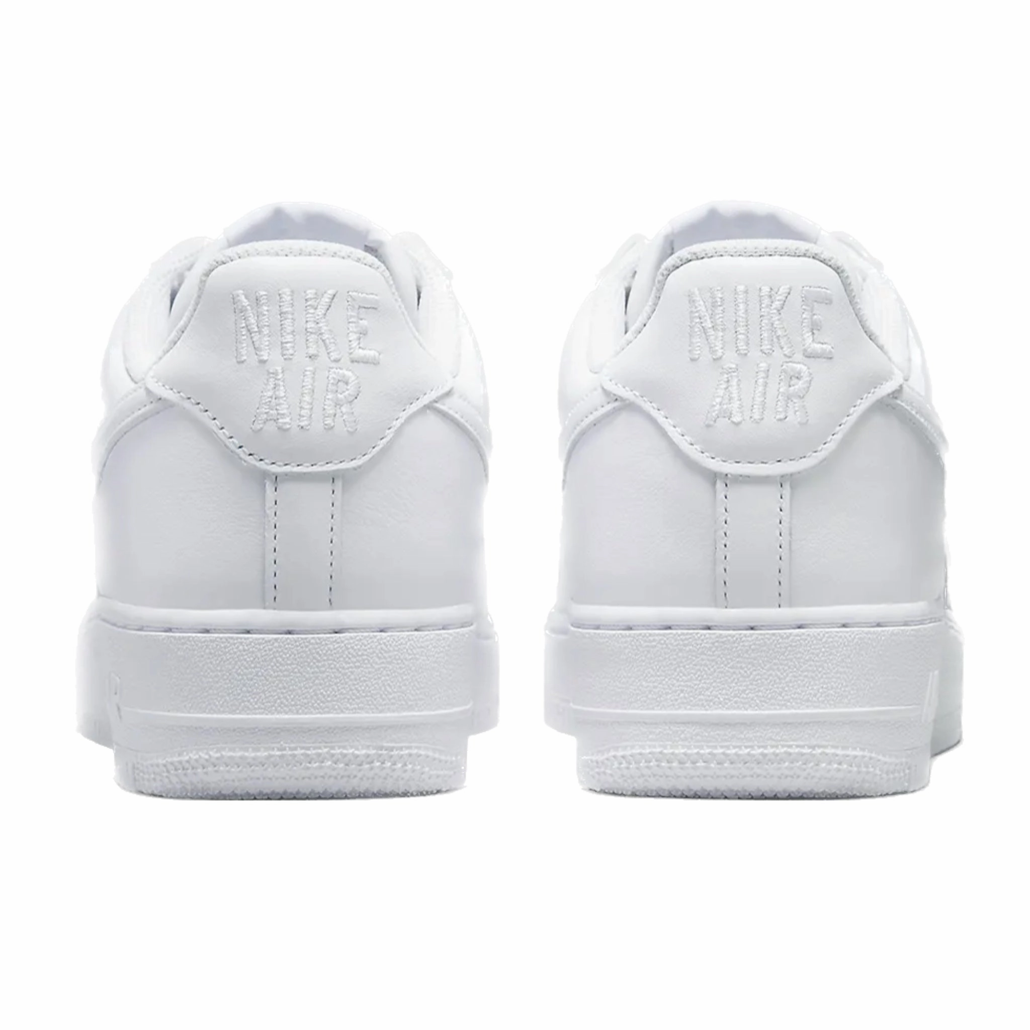 Nike Air Force 1 '07 Low Color of the Month Triple White Metallic Gold Modern Sneakers