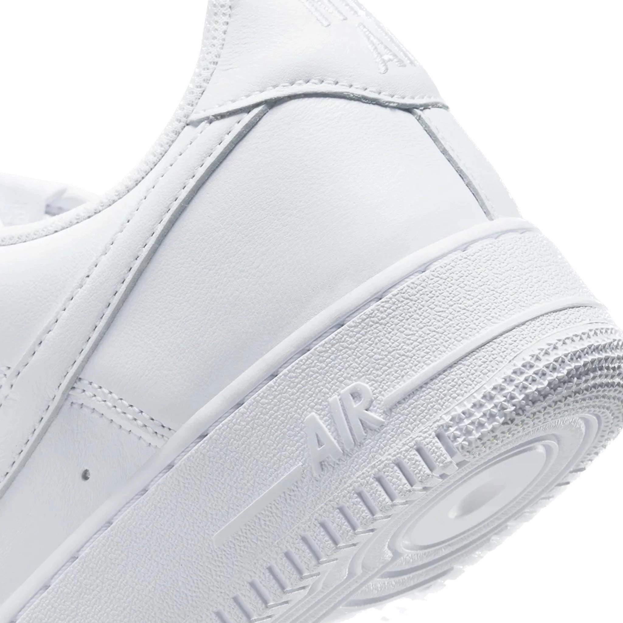 Nike Air Force 1 '07 Low Color of the Month Triple White Metallic Gold Modern Sneakers