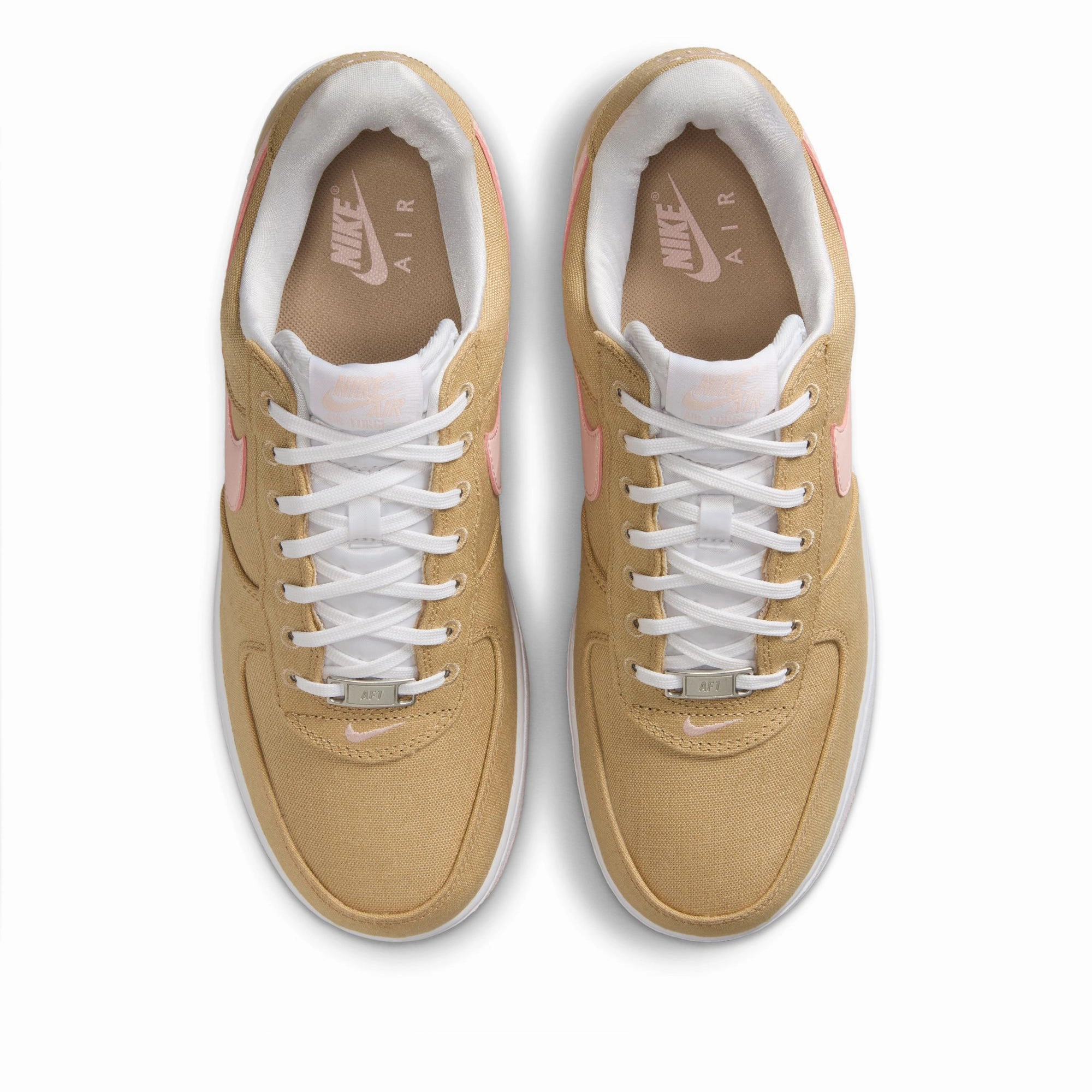 Nike Air Force 1 Retro 'Linen Canvas' - Linen/Atmosphere Nike signature shoe looks