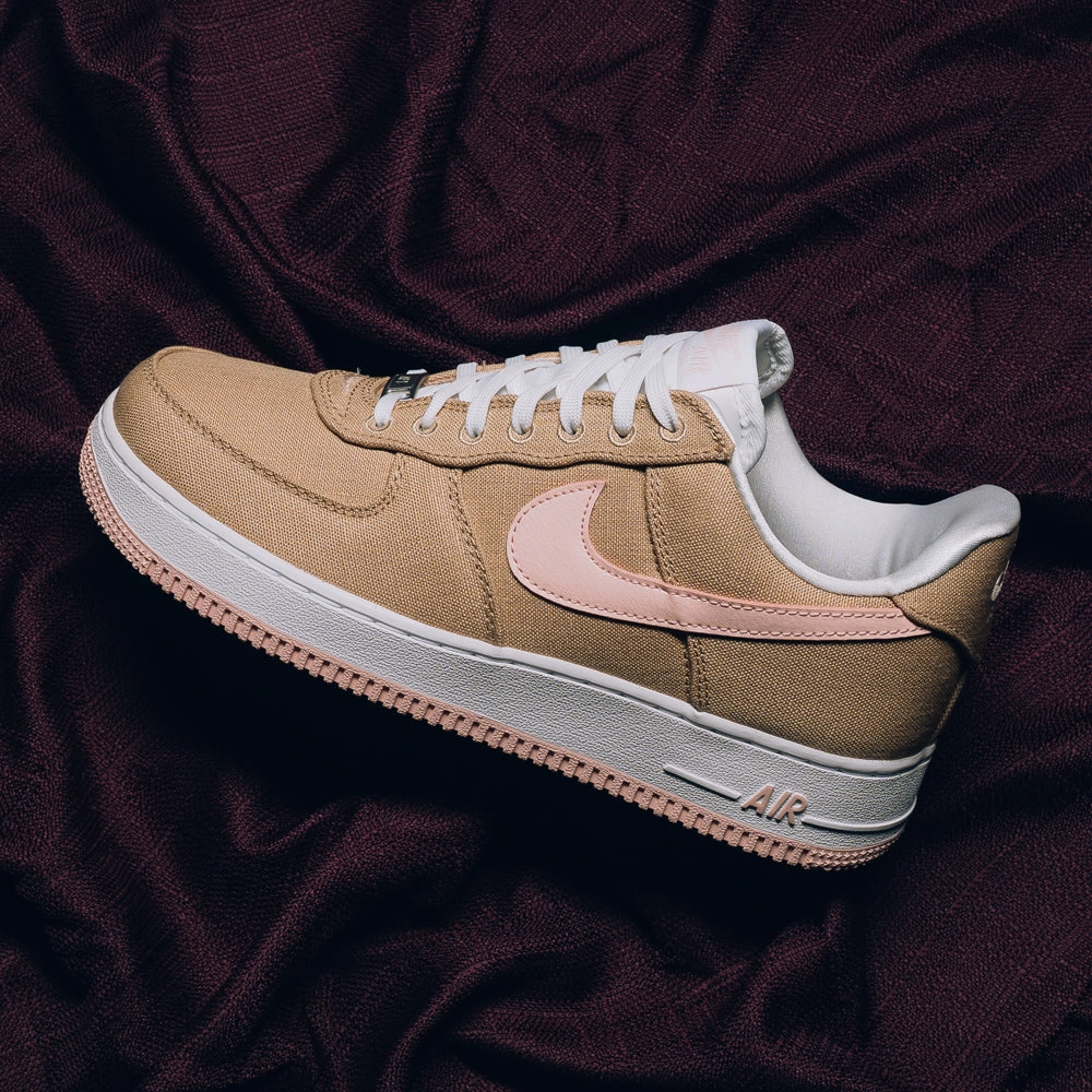 Nike Air Force 1 Retro 'Linen Canvas' - Linen/Atmosphere Nike signature shoe looks