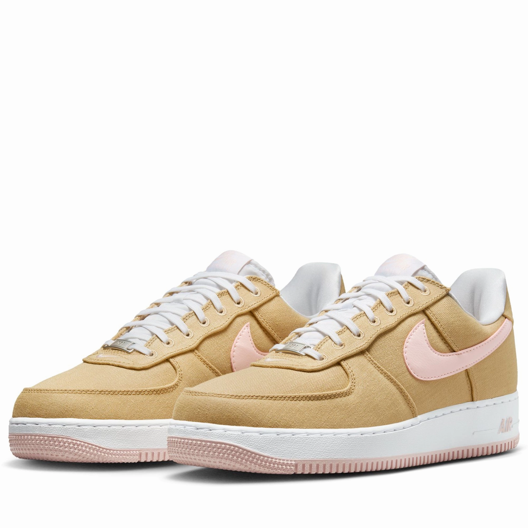 Nike Air Force 1 Retro 'Linen Canvas' - Linen/Atmosphere Nike signature shoe looks