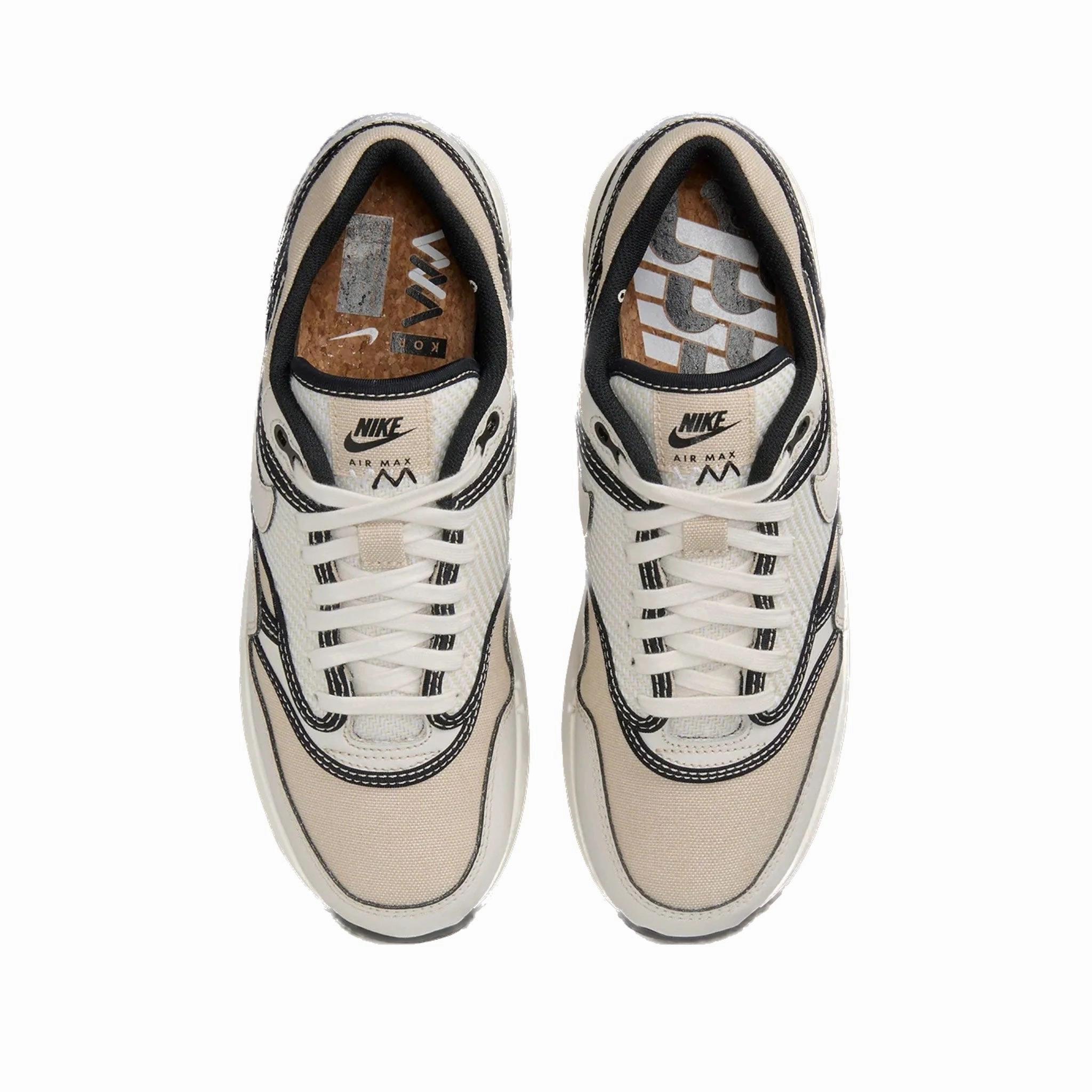 Nike Air Max 1 '86 OG Big Bubble Korea World Make Sail White Black Modern Sneakers