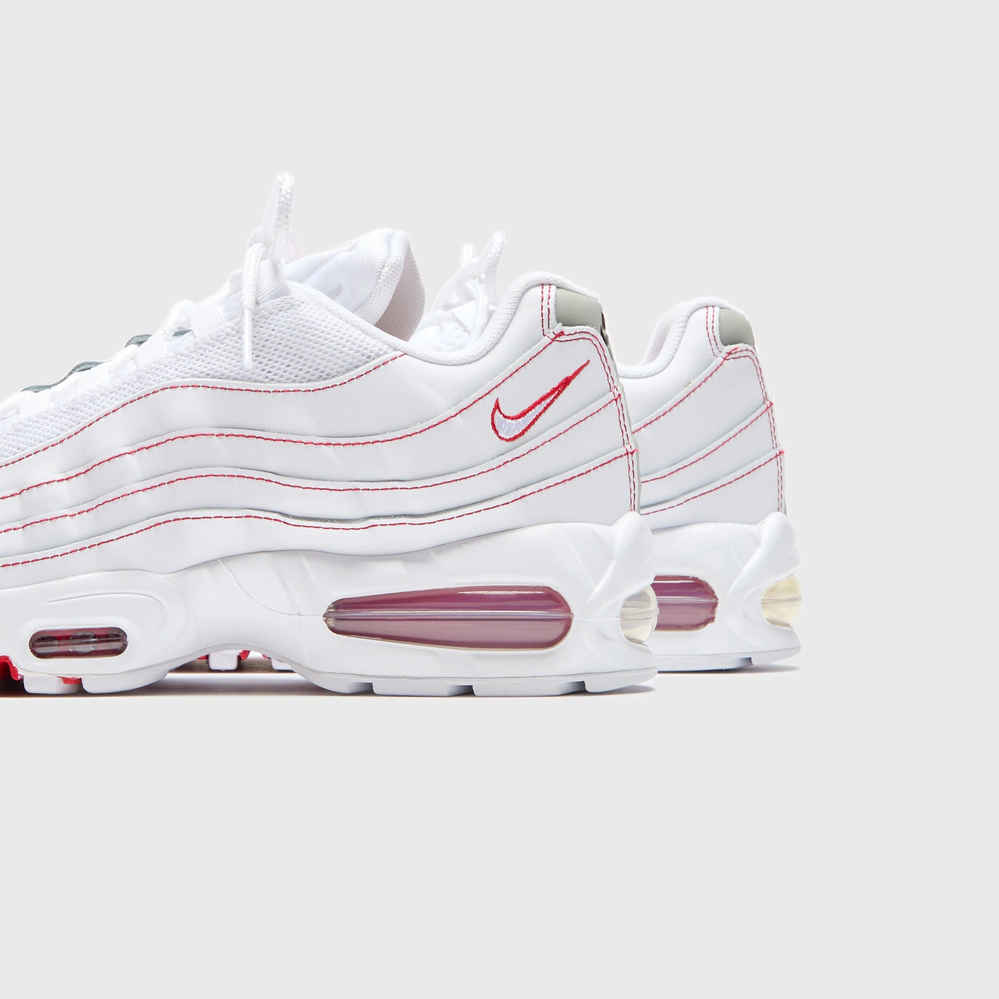 Nike Air Max 95 OG - White / University Red / Wolf Grey Nike performance sneakers