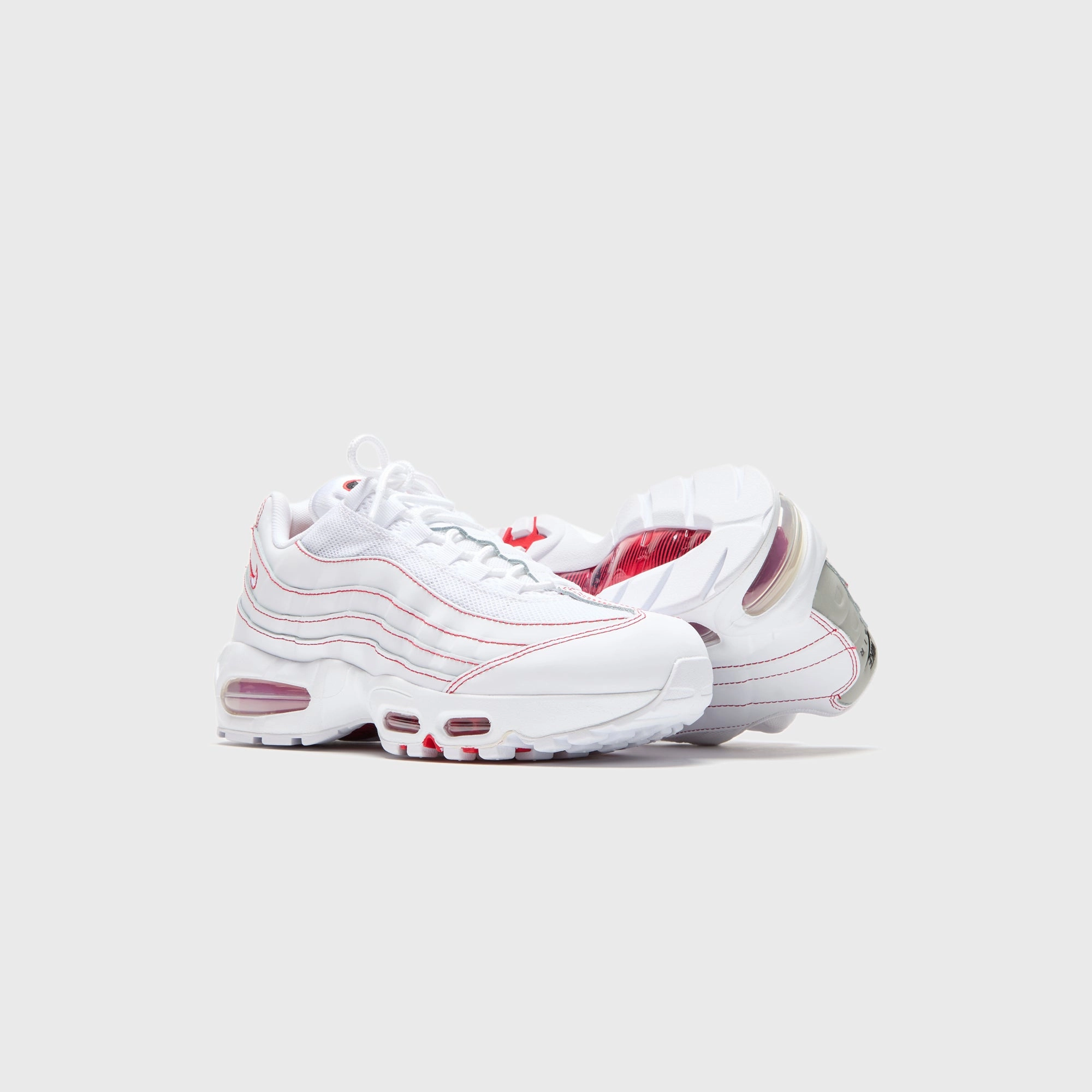 Nike Air Max 95 OG - White / University Red / Wolf Grey Nike performance sneakers
