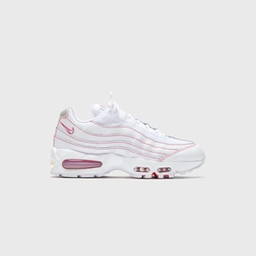 Nike Air Max 95 OG - White / University Red / Wolf Grey Nike casual sneakers for men and women