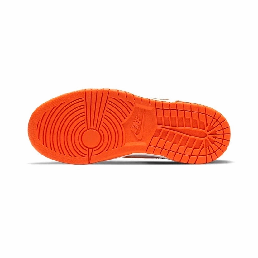 Nike Dunk Hi Retro GS Syracuse White Orange Blaze White Modern Sneakers
