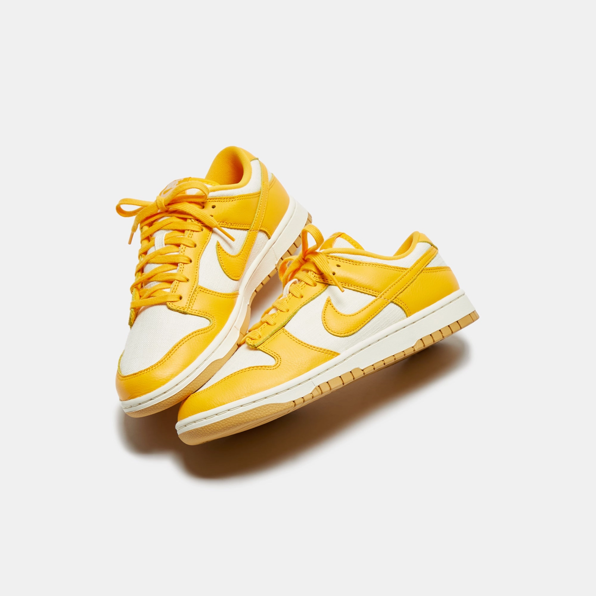 Nike Dunk Low Retro - University Gold / Coconut Milk / Soft Yellow / Gum Light Brown Nike performance sneakers