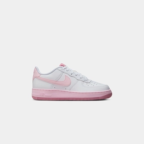 Nike GS Air Force 1 LV8 - White / Pink Foam Nike casual sneakers for men and women