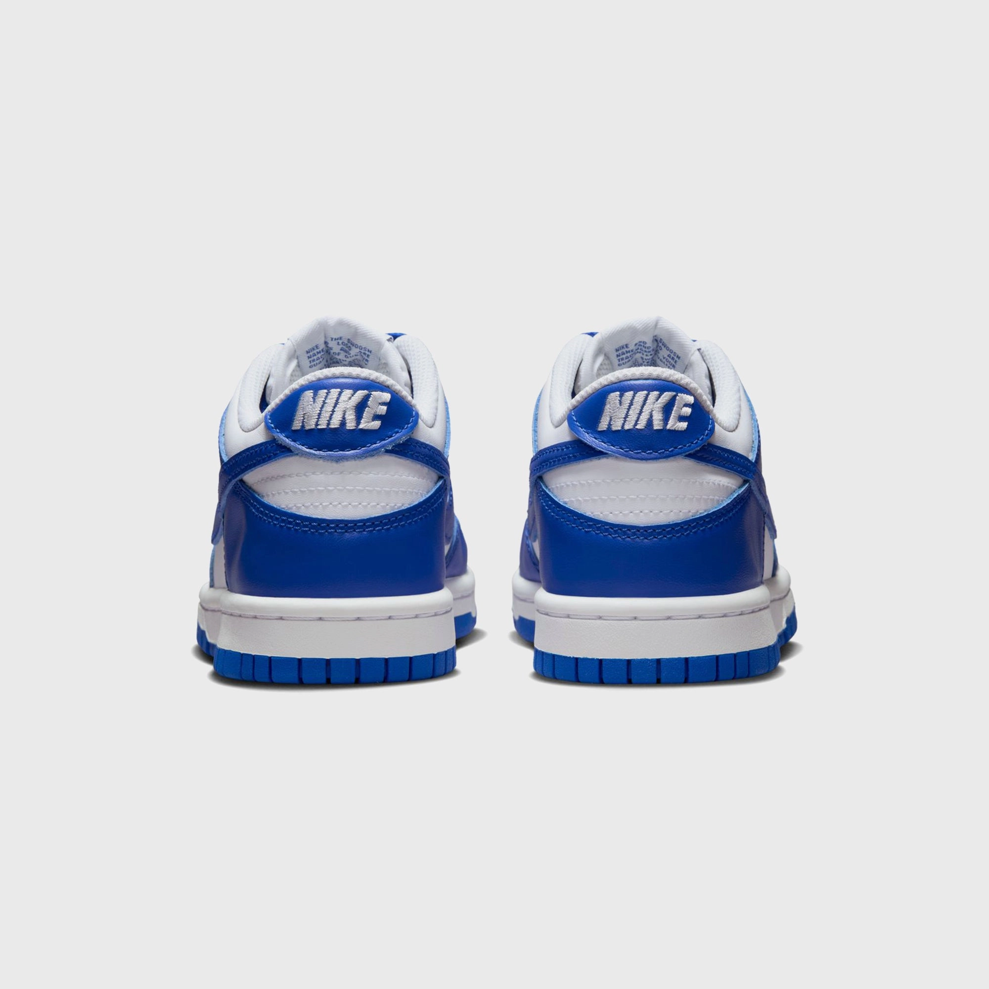 Nike GS  Dunk Low - White / Hyper Royal Nike performance sneakers