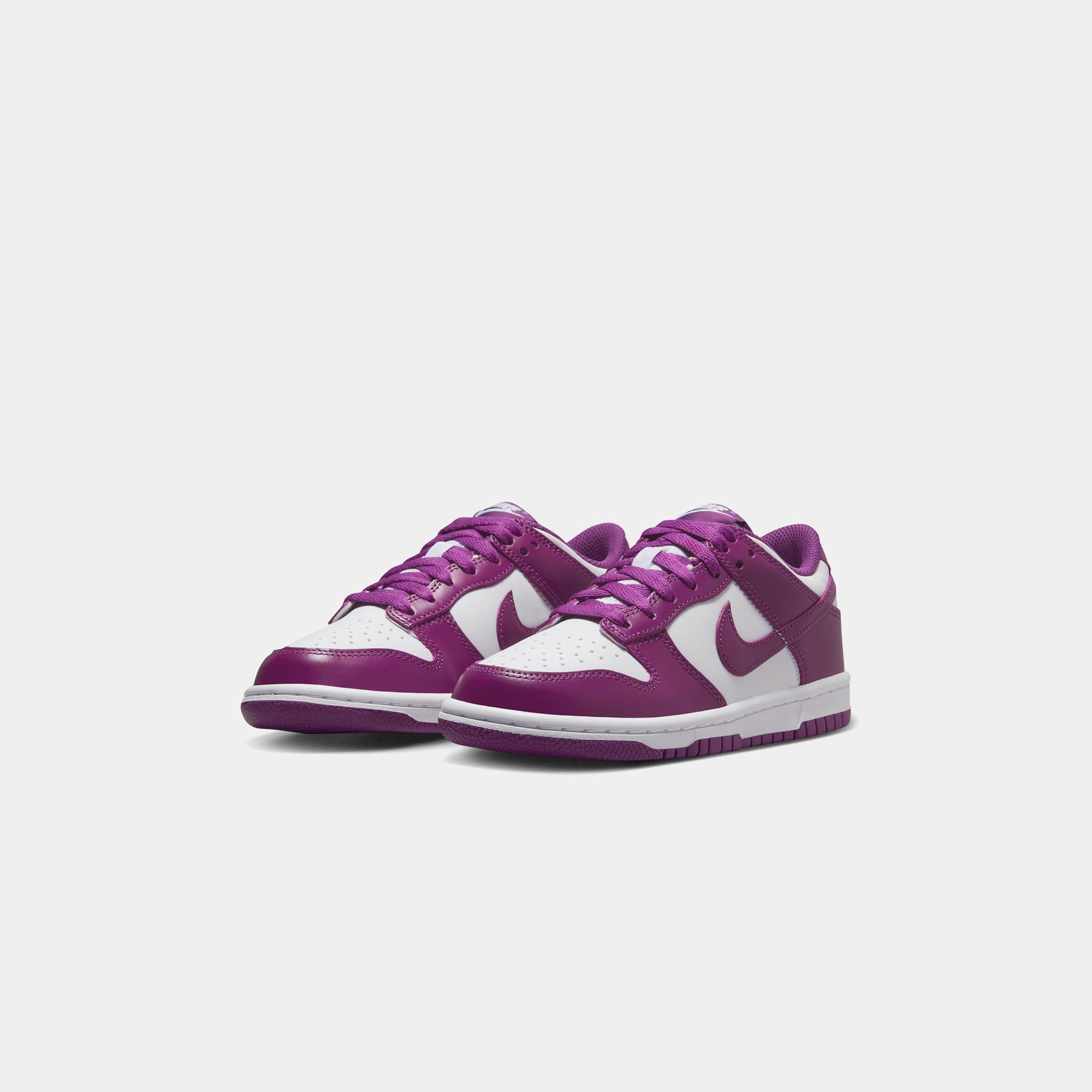 Nike GS Dunk Low - White / Viotech / White Nike performance sneakers