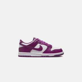 Nike GS Dunk Low - White / Viotech / White Nike casual sneakers for men and women