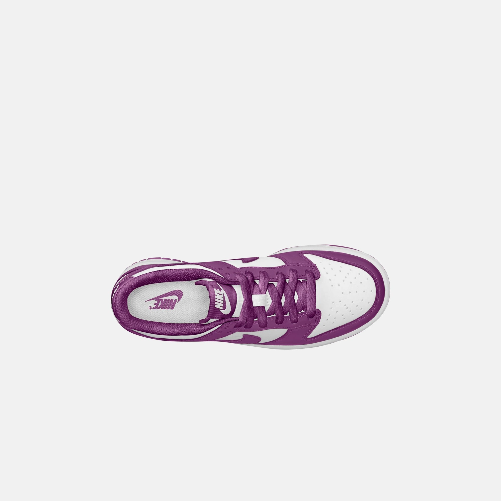 Nike GS Dunk Low - White / Viotech / White Nike performance sneakers