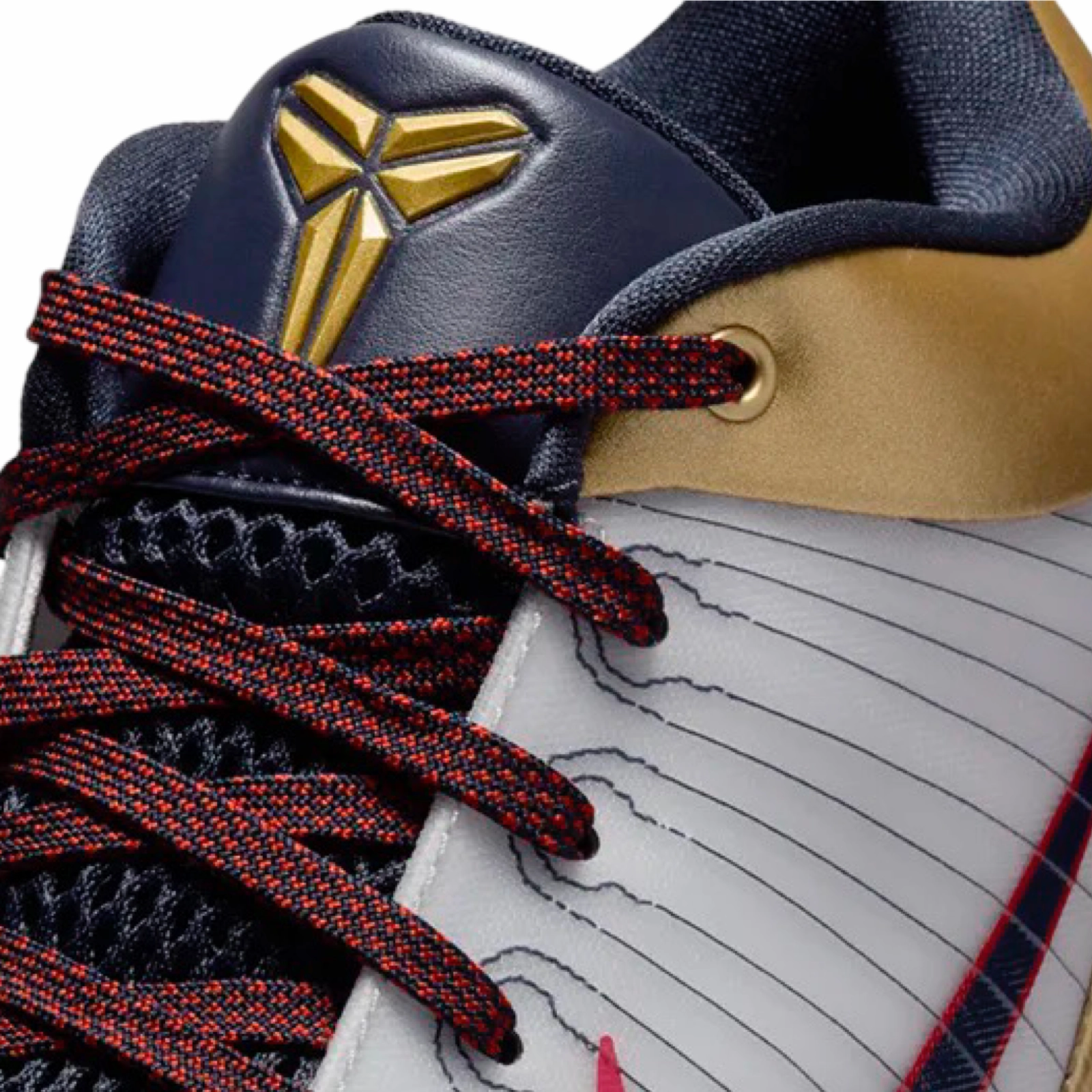 Nike Kobe 4 Olympic Gold Medal Metallic Gold Black Street Shoes