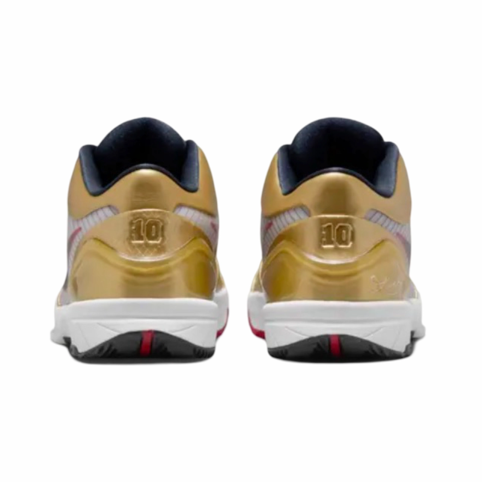 Nike Kobe 4 Olympic Gold Medal Metallic Gold Black Street Shoes