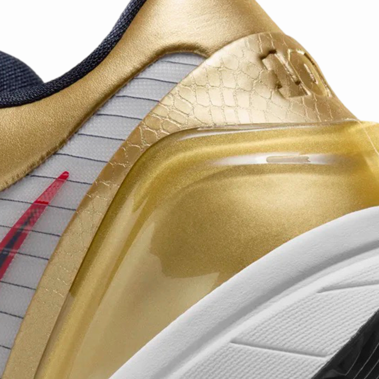 Nike Kobe 4 Olympic Gold Medal Metallic Gold Black Street Shoes