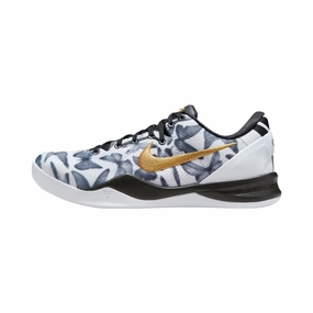 Nike Kobe 8 Protro Mambacita White Metallic Gold Black Nike casual sneakers with modern design