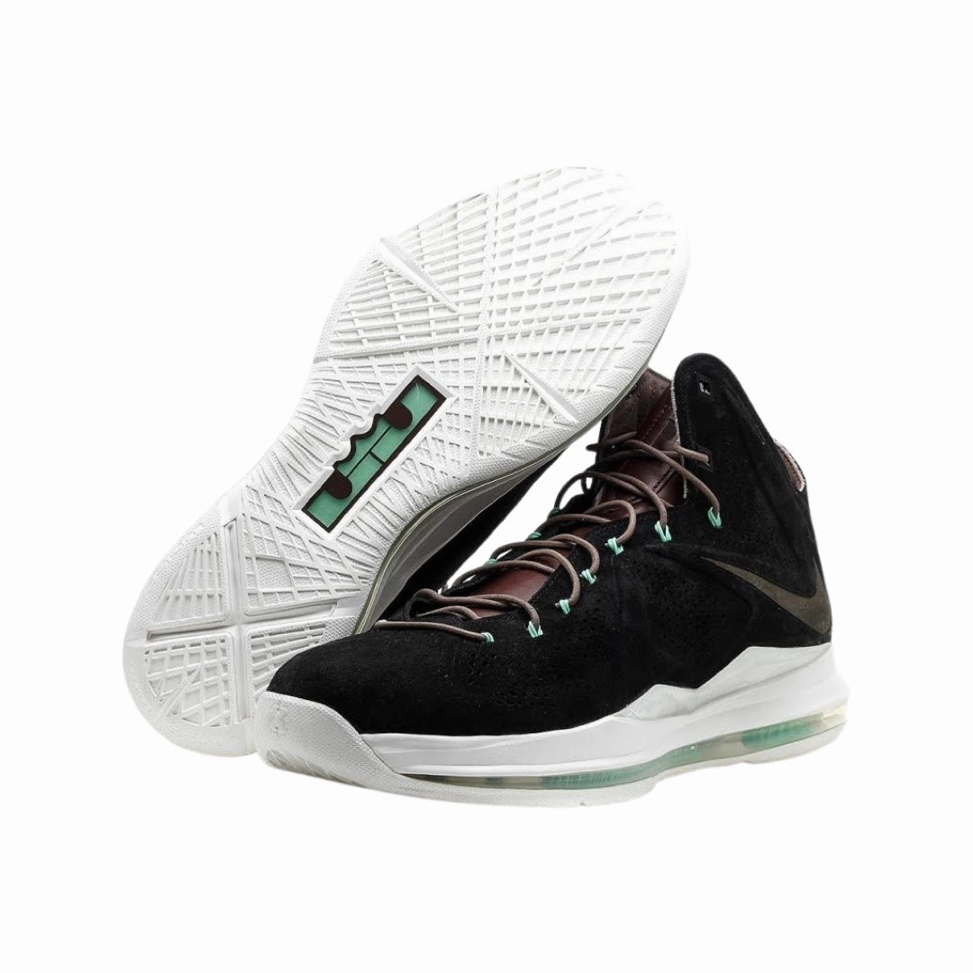 Nike Lebron 10 Black Mint Street Shoes