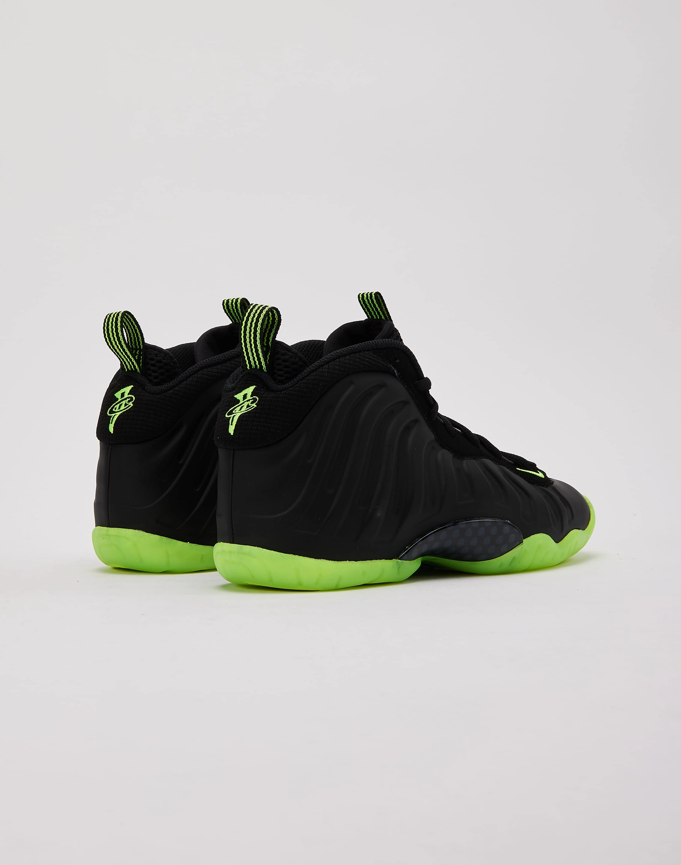 Nike Little Posite One 'Black Volt' Grade-School Comfort Trainers