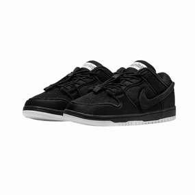 Nike SB Dunk Low Pro QS Gnarhunters Black Black White Nike casual sneakers with modern design