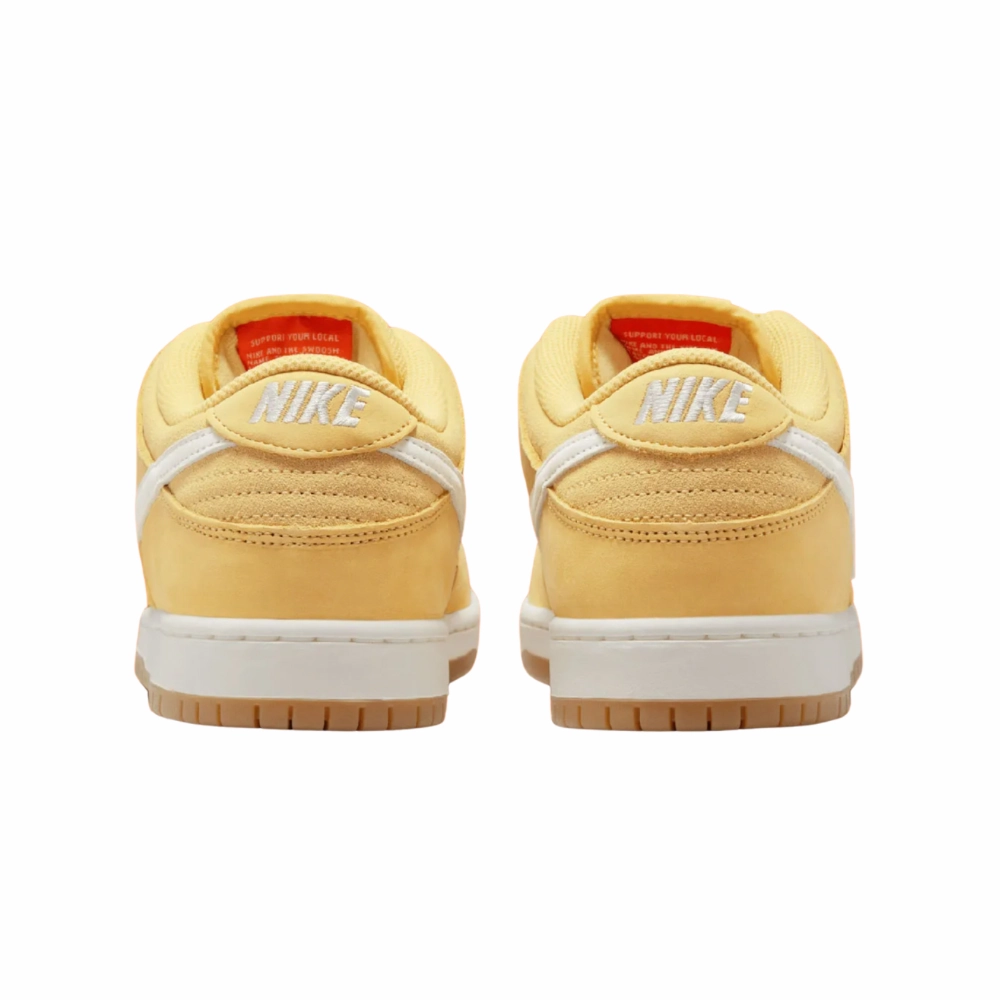 Nike SB Dunk Low Saturn Gold Solar Flare Gum Light Brown Safety Street Shoes
