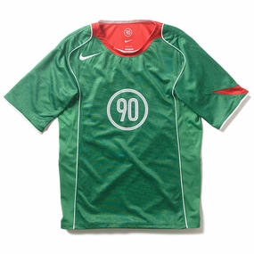 Nike Total 90 Dri-FIT Soccer Jersey - Classic Green/Sport Red Nike premium shoe collections