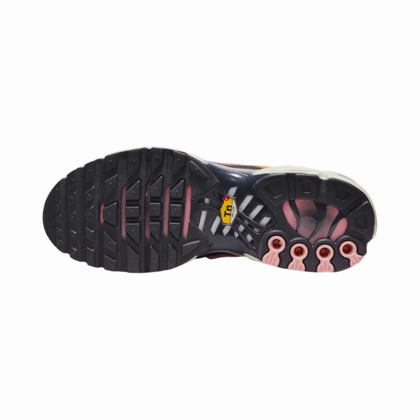 Nike Women's Air Max Plus TN Off Noir Medium Soft Pink Sherbert Street Shoes